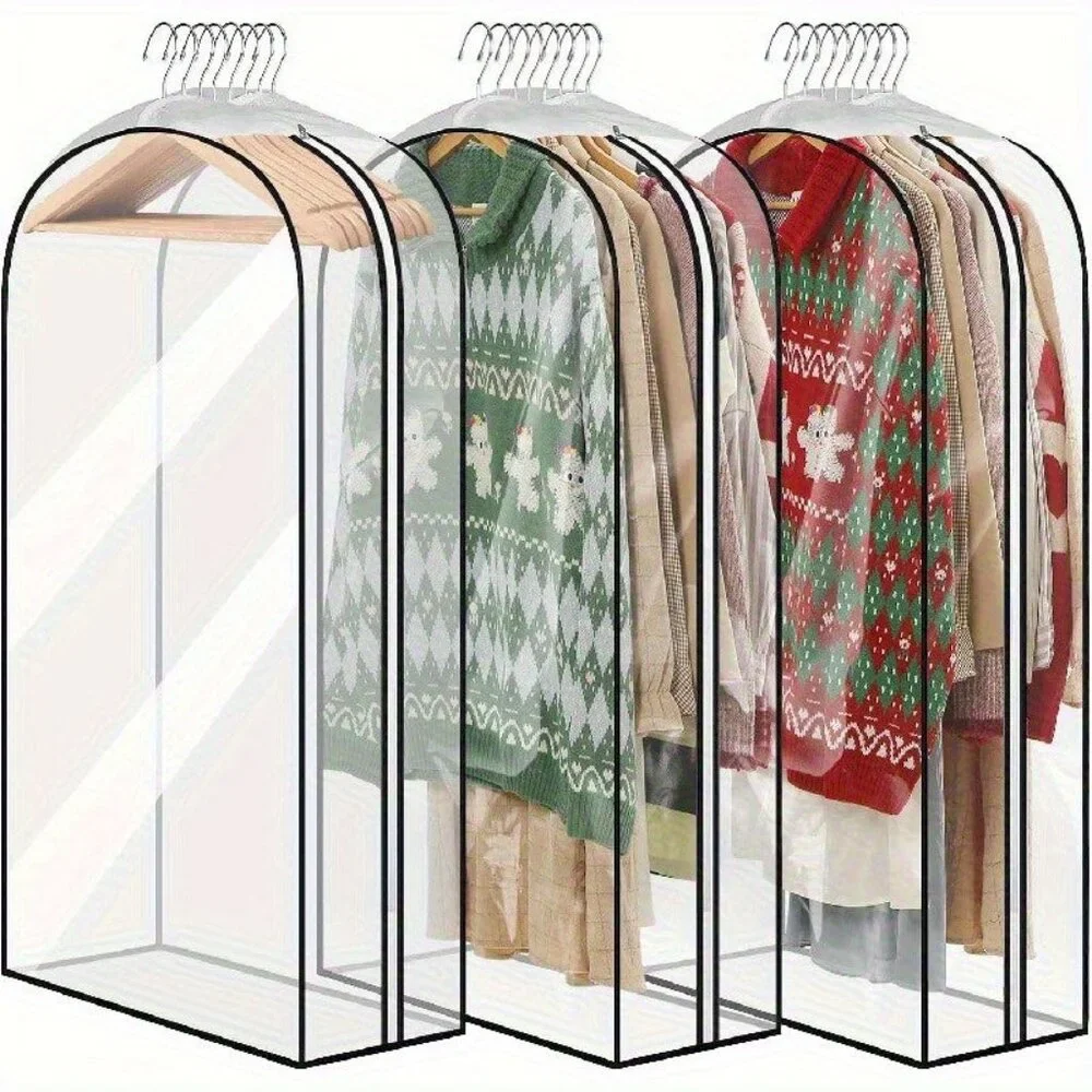Garment Bags Designed for Hanging Apparel, Closet Storage Solutions for Coats